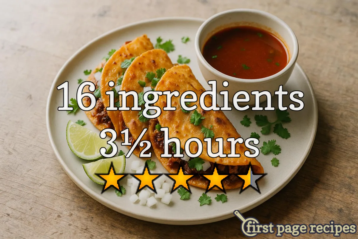 recipe image Birria Tacos