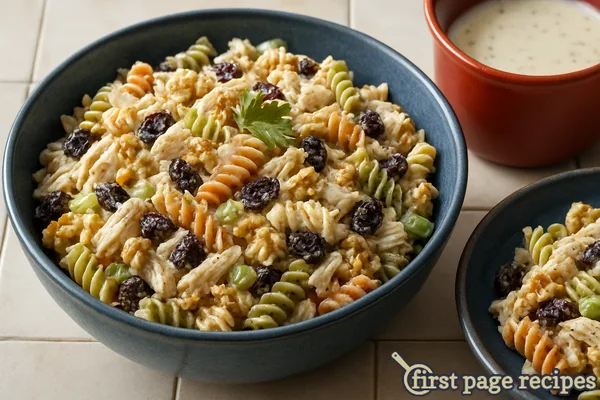 Chicken Pasta Salad with Dried Cherries