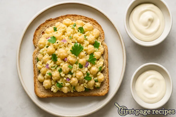 Chickpea Salad for Sandwiches - Vegan