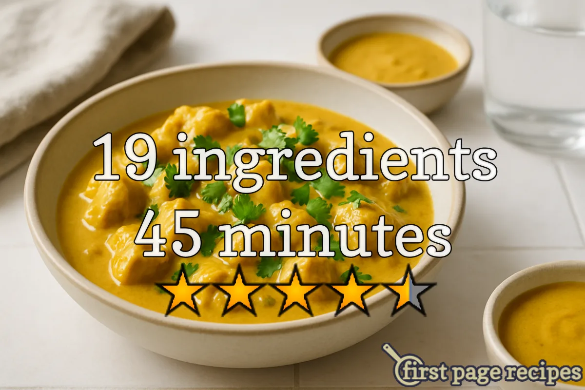 recipe image Coconut Chicken Curry in Instant Pot