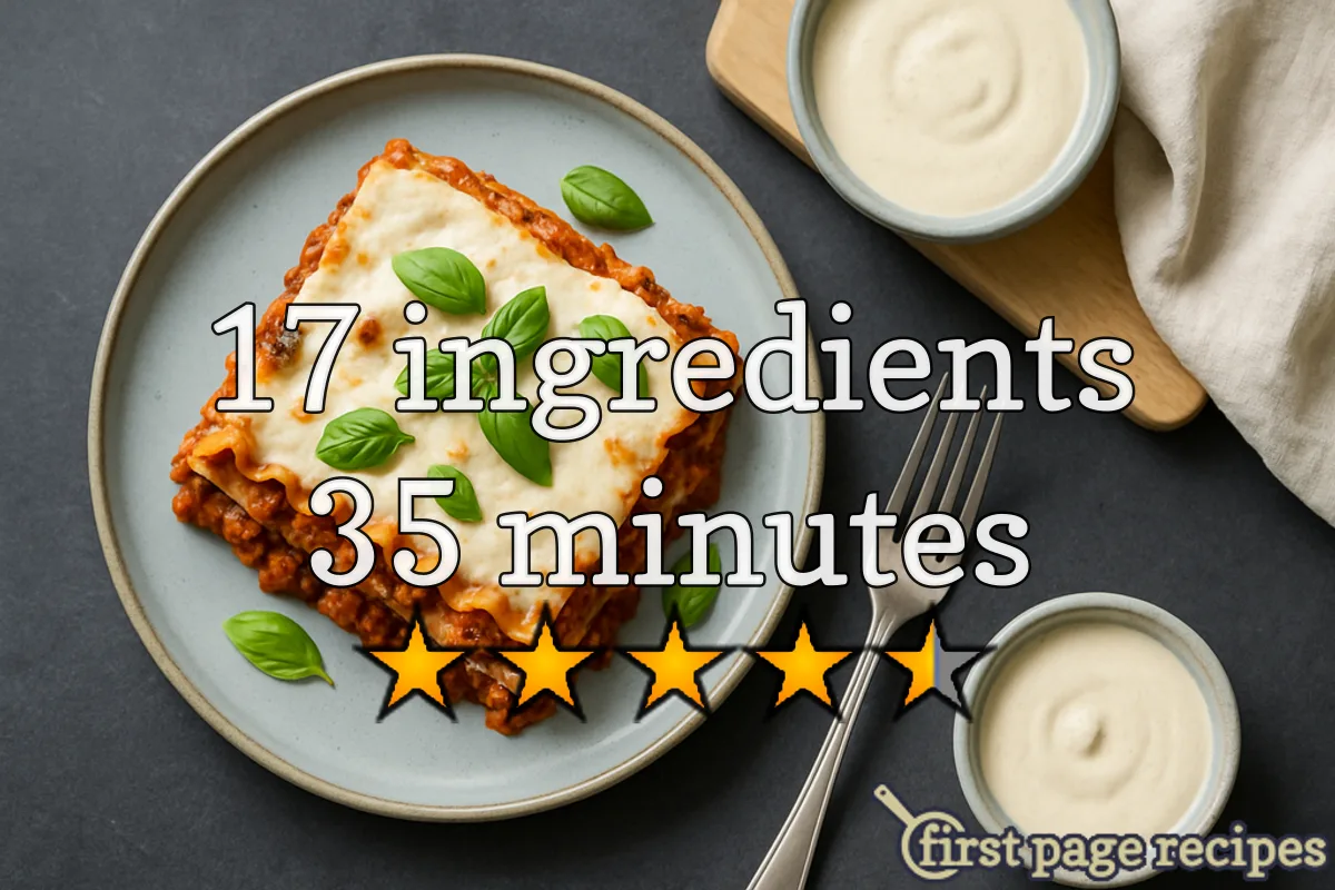 recipe image Delicious Vegan Lasagna