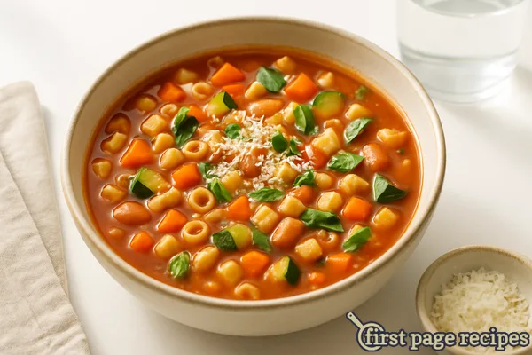 Easy Homemade Minestrone Soup