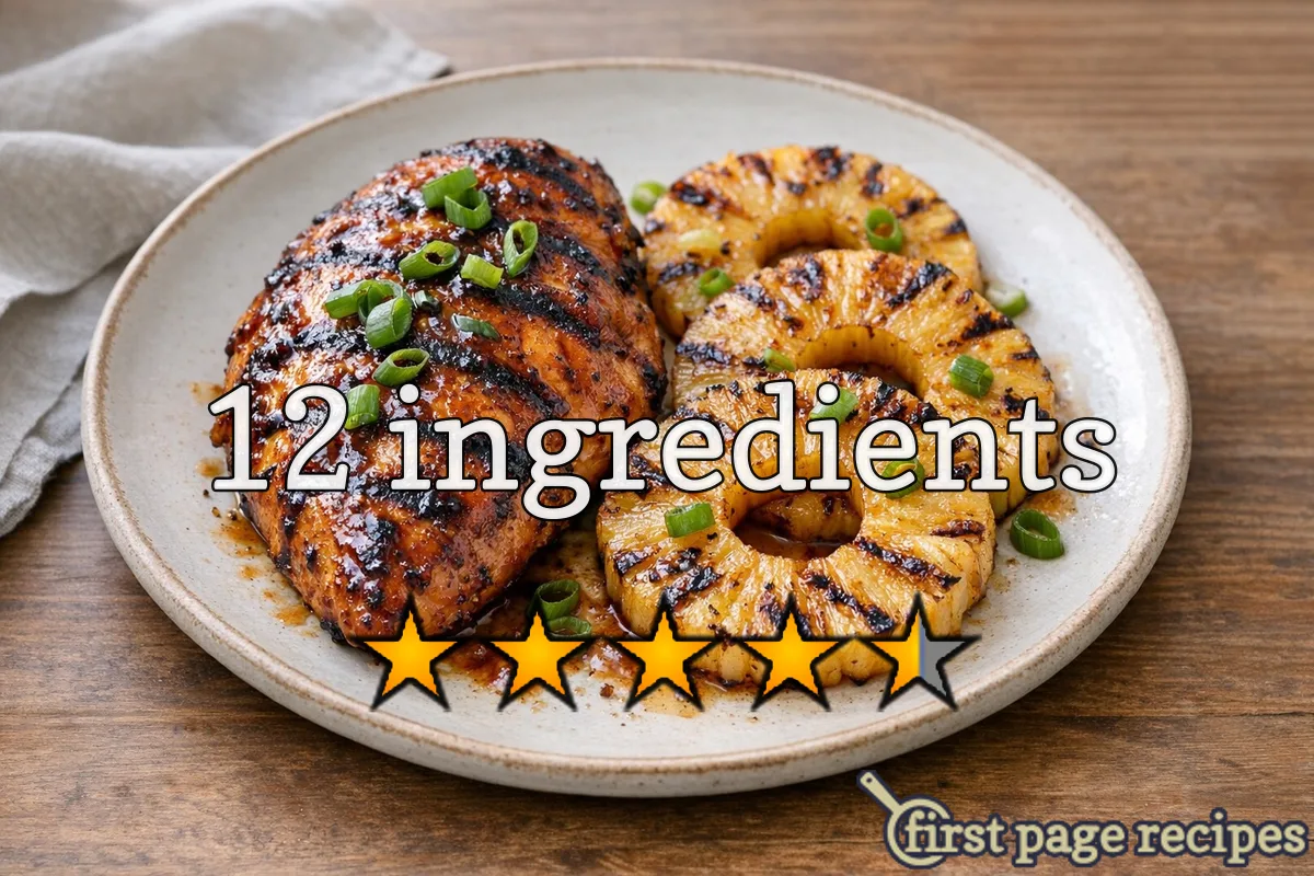 recipe image Grilled Pineapple Chicken