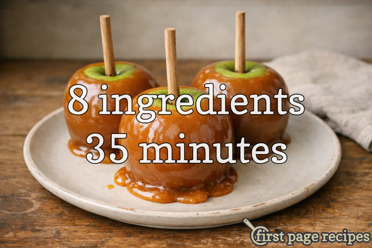 recipe image Homemade Caramel Apples