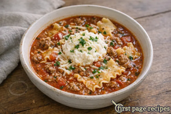 Lasagna Soup