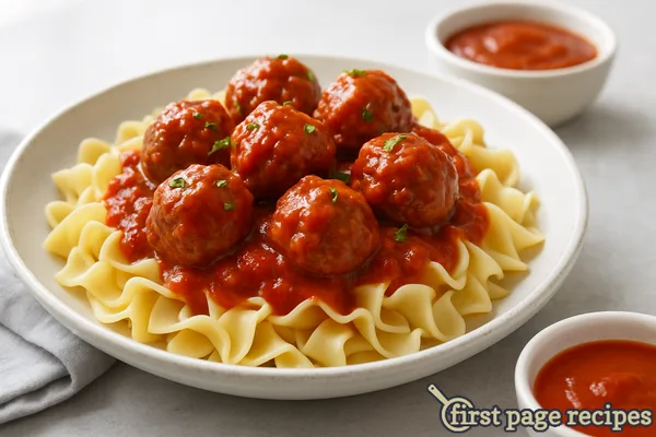 Mel's Saucy Meatballs