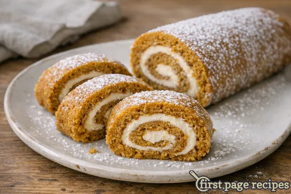 Pumpkin Roll with Cream Cheese Filling