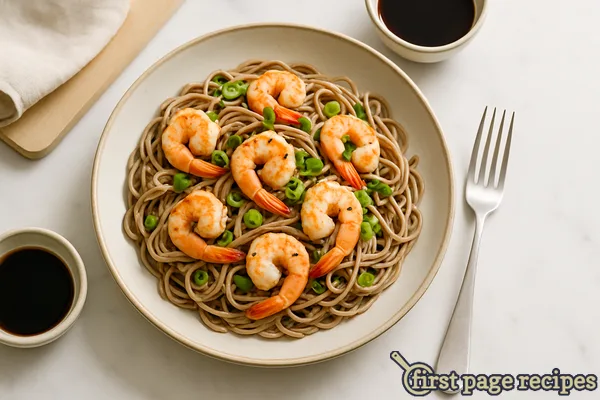 Soba Noodles With Shrimp (Cold)