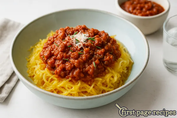 Spaghetti Squash Bolognese