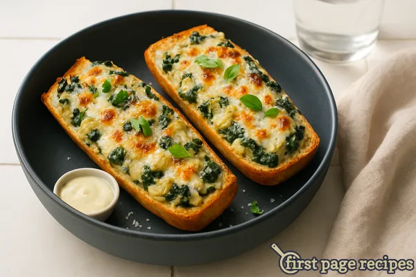 Spinach-Artichoke French Bread Pizza
