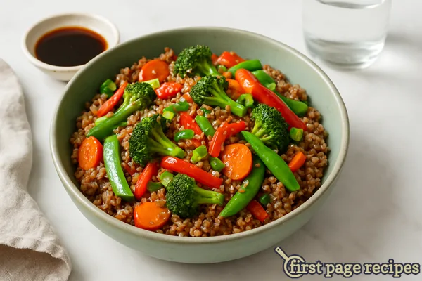 Teriyaki Vegetable Quinoa