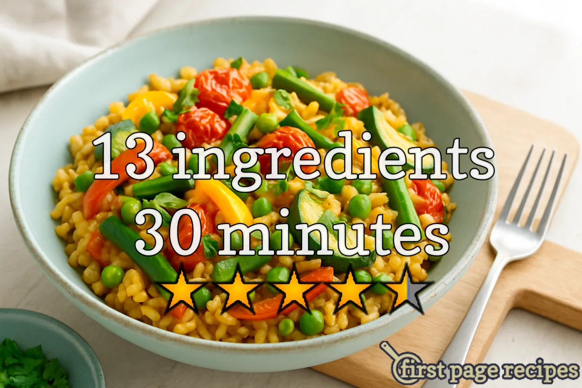 recipe image Vegetable Paella