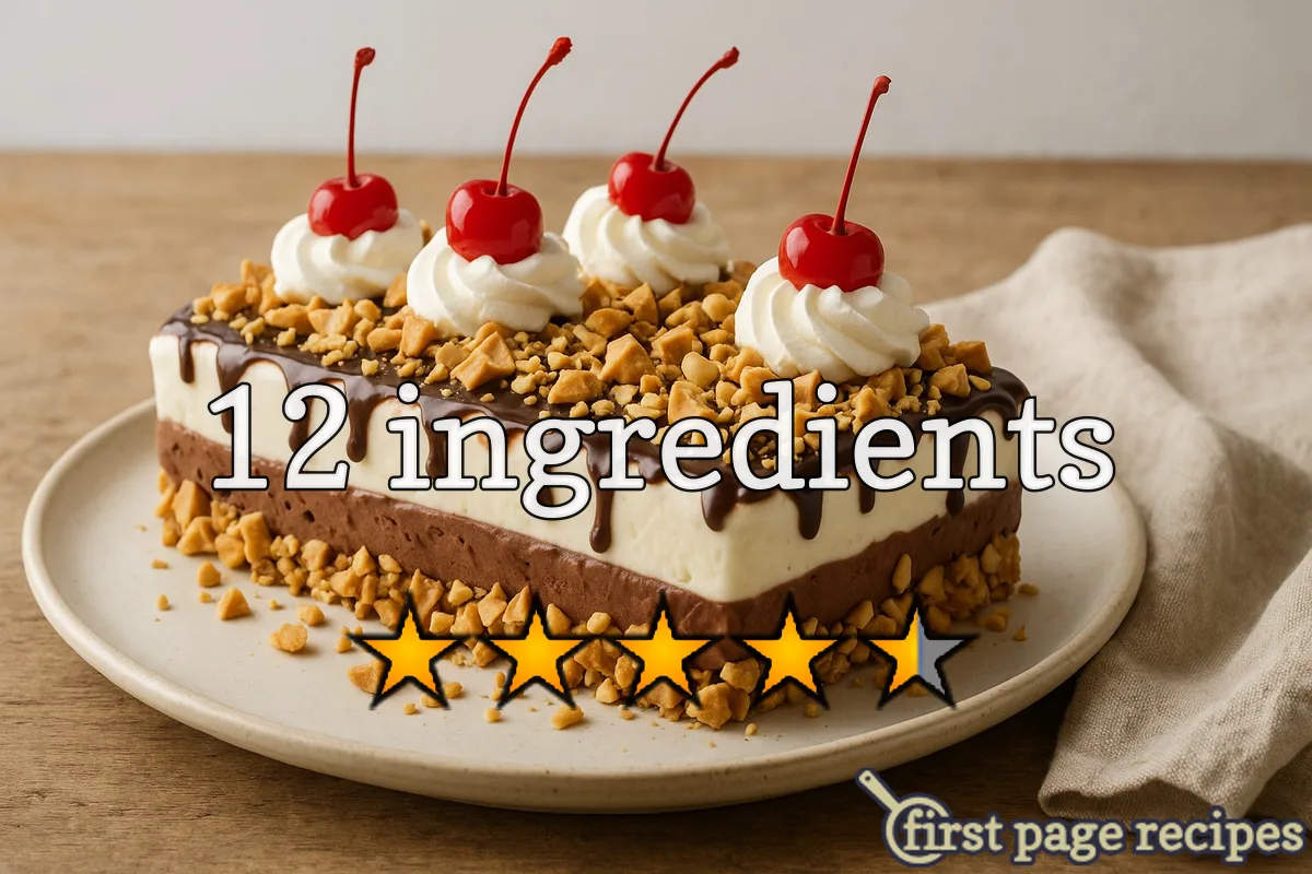 recipe image Waffle Cone Bar Cake
